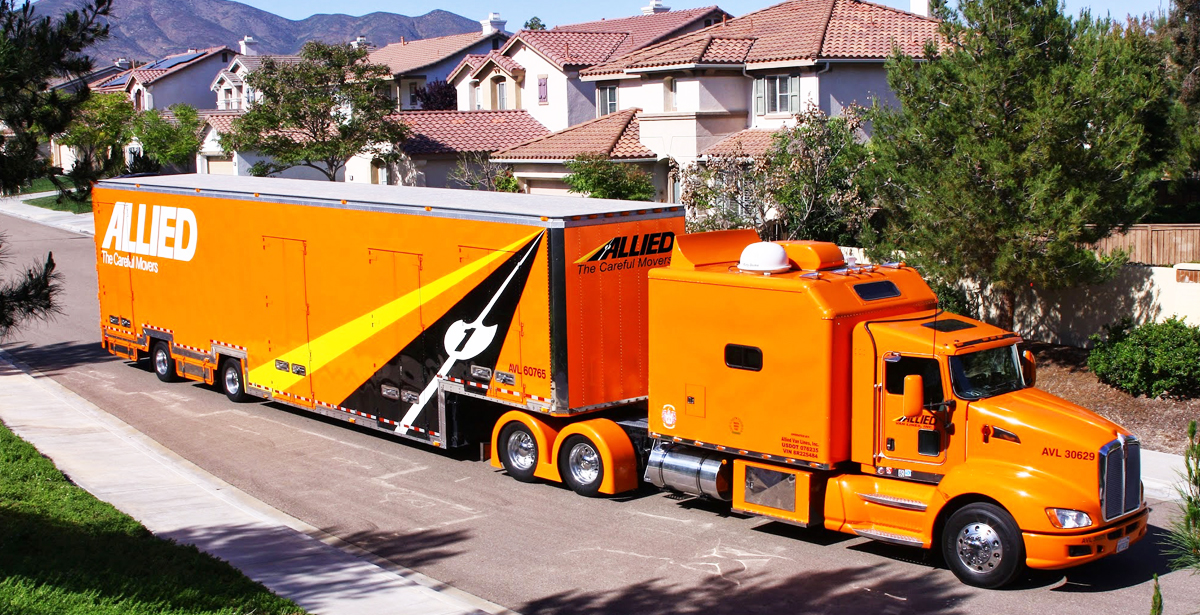 Allied Truck in Neighborhood